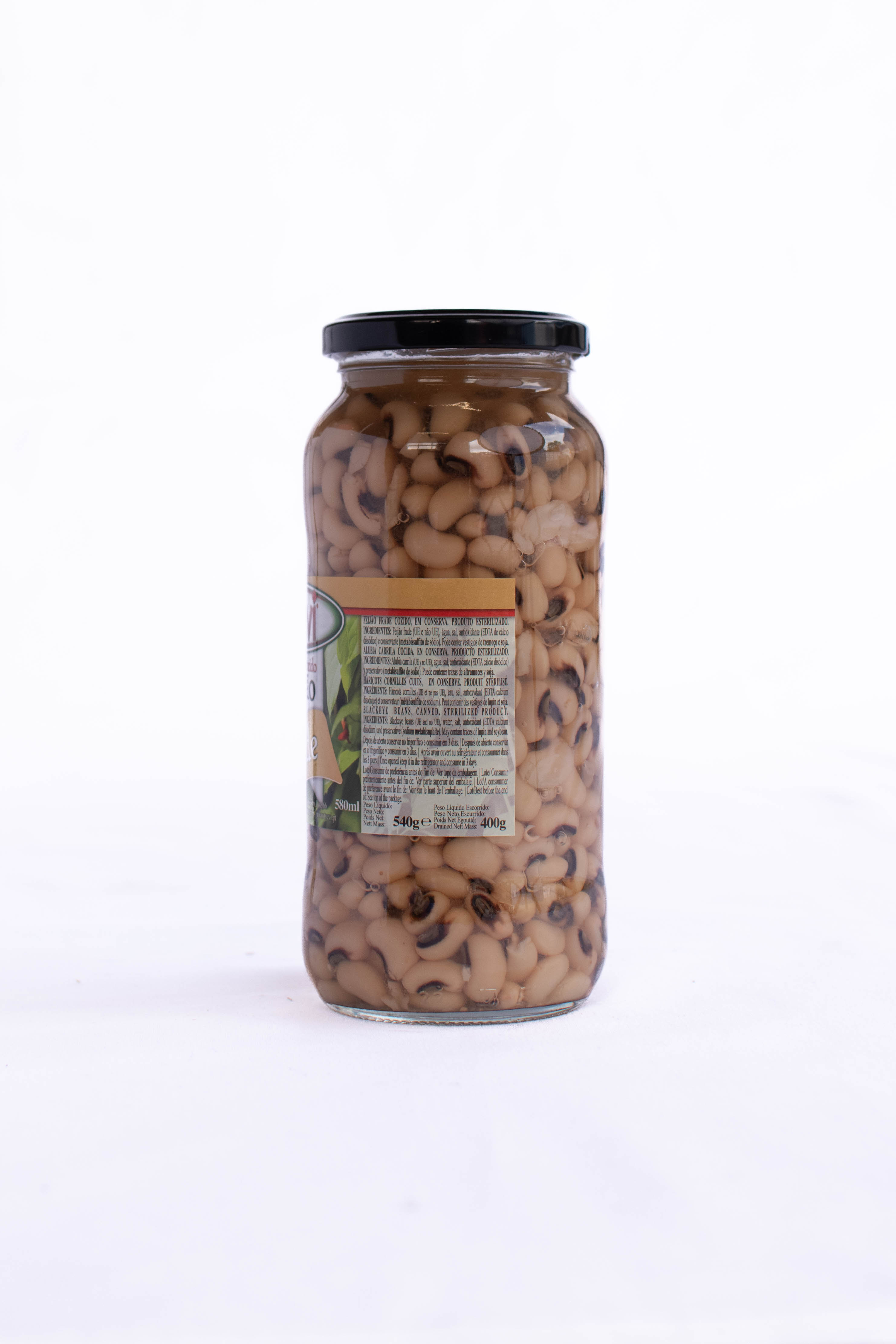 Haricot niébé Cuit Trevi Bouteille 540g – Image 3