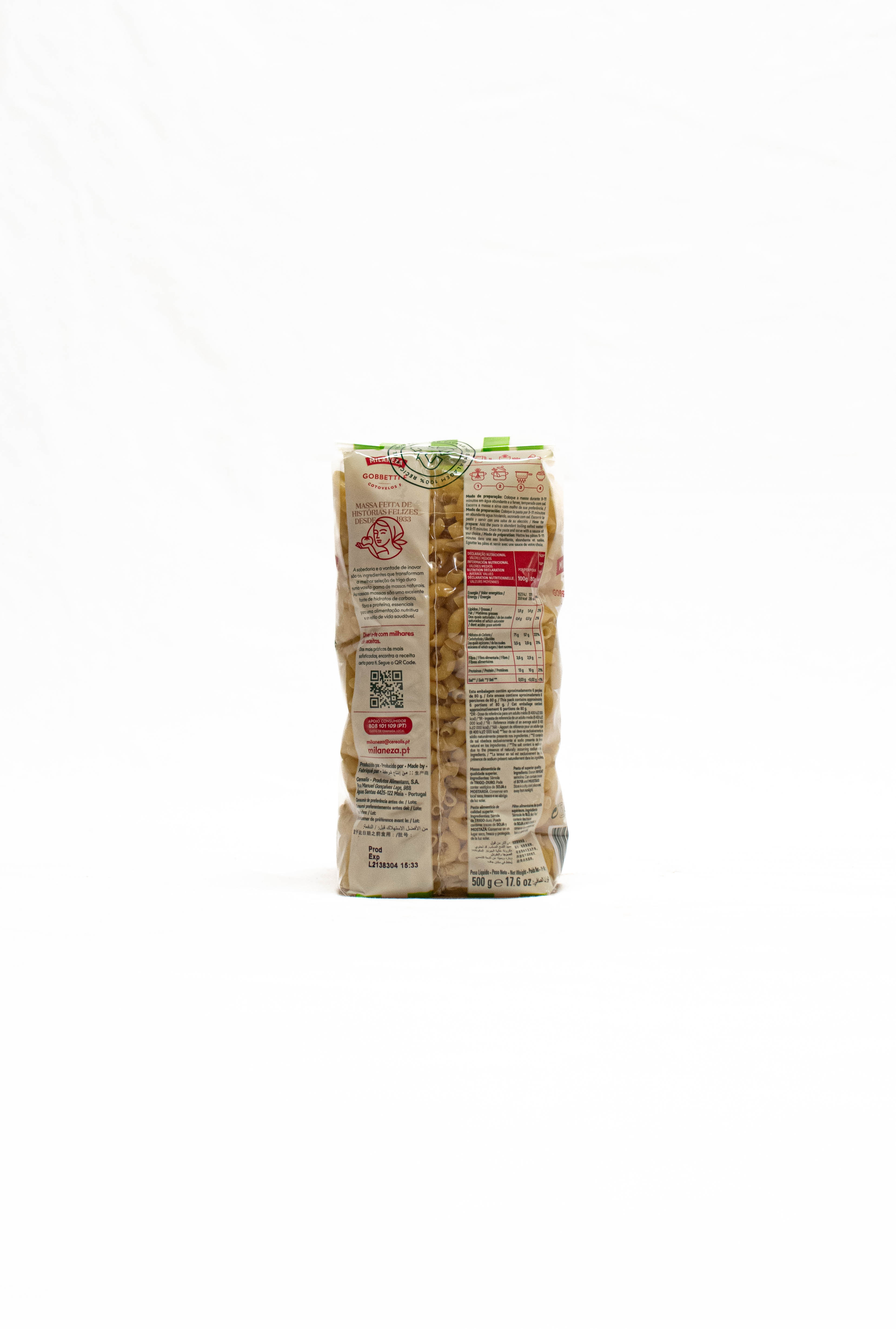 Pâte Gobbetti F "Cotovelos F" Milaneza – Image 2