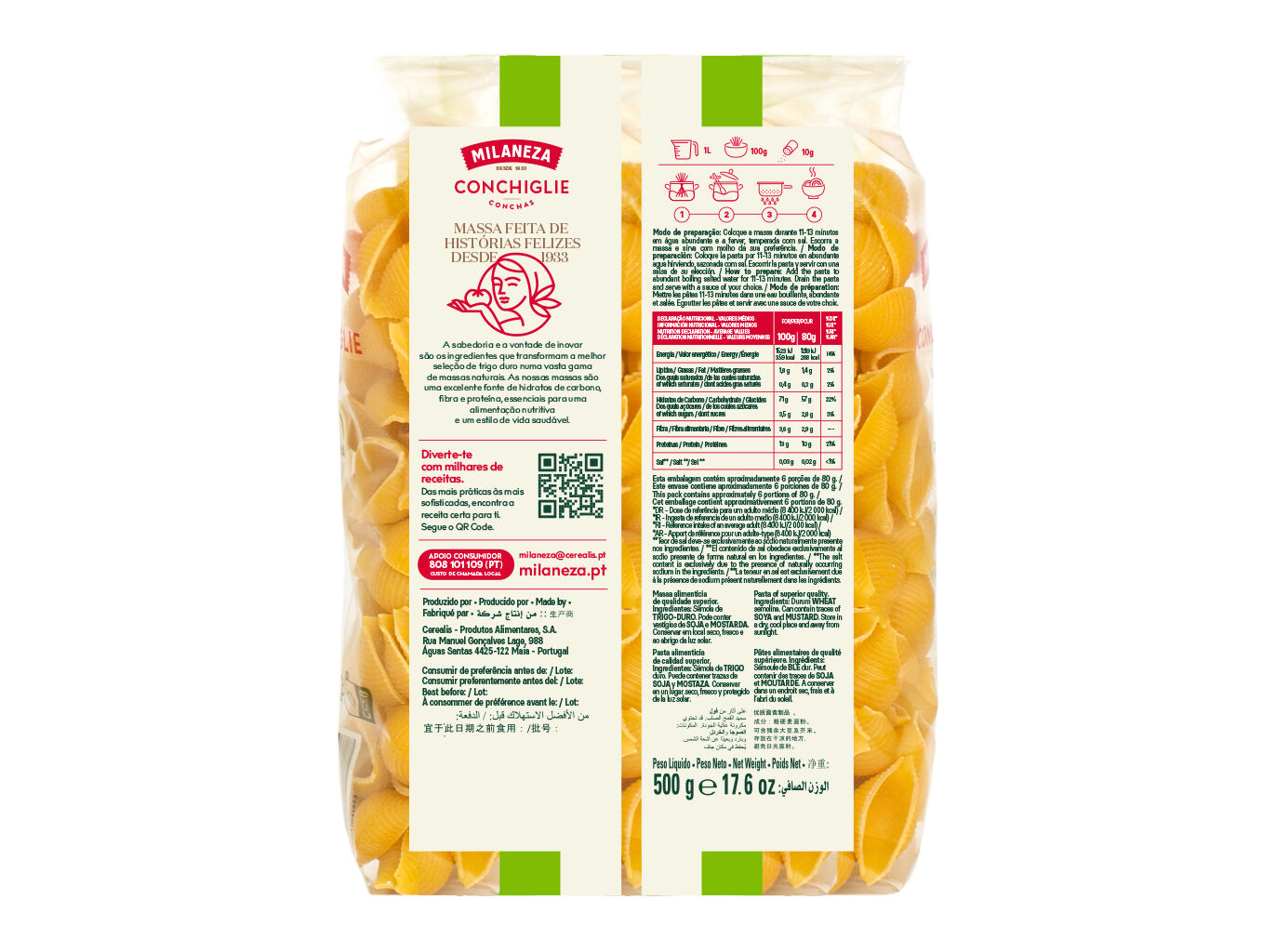 Pâte Conchiglie "Conchas" Milaneza – Image 4