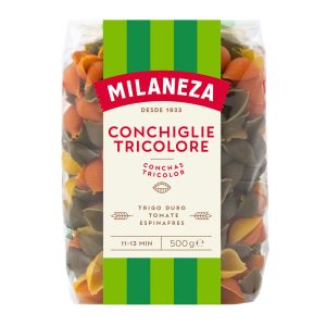 Pâte Conchiglie Tricolor "Conchas Tricolor" Milaneza