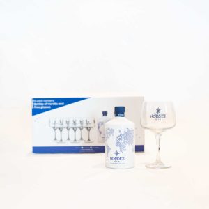 Gin Nordés - galicien  Atlantic  2x 70cl  40% Vol. + 6 verres