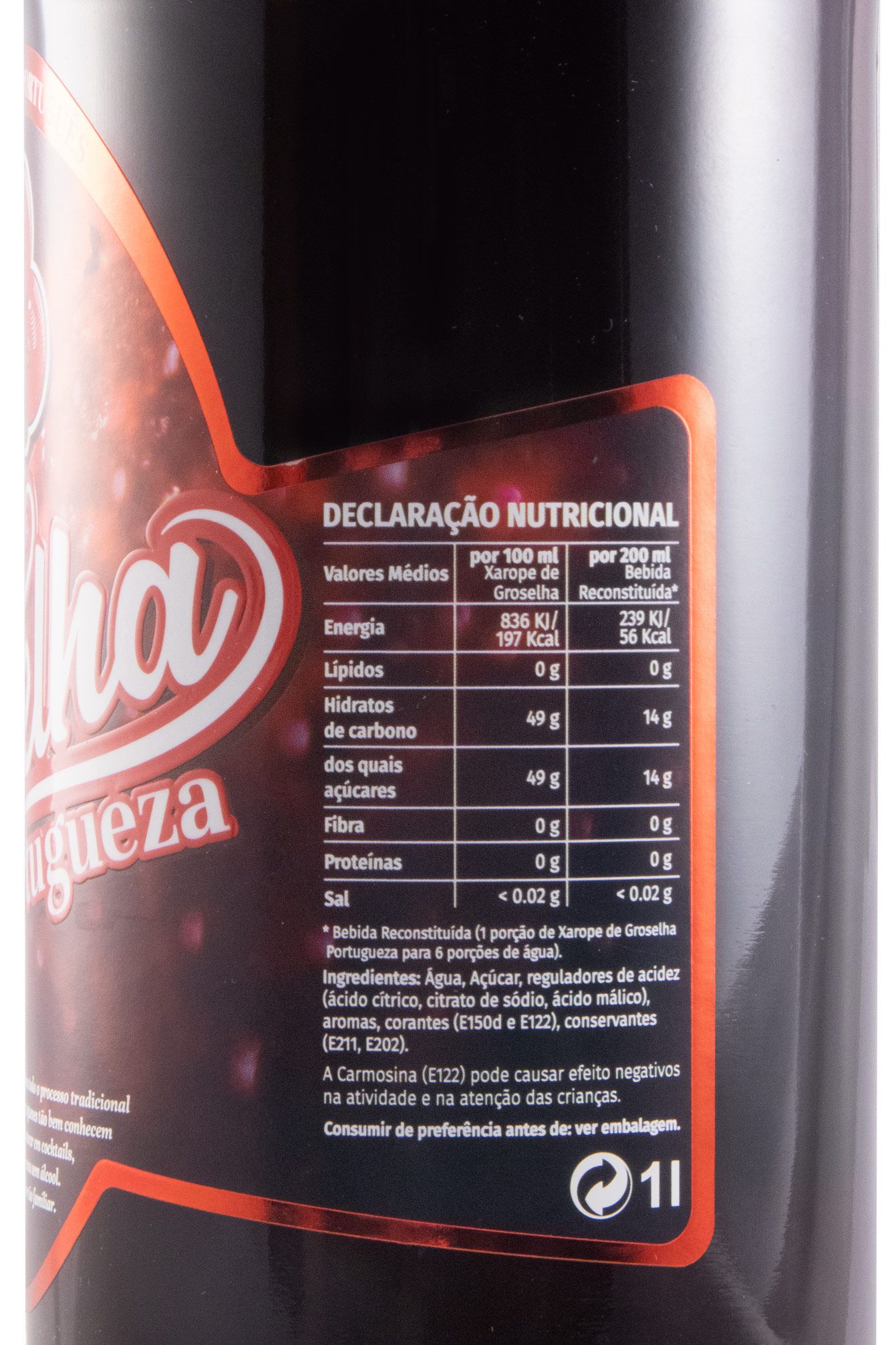 Sirop de Groseille Portuguesa 1L – Image 4
