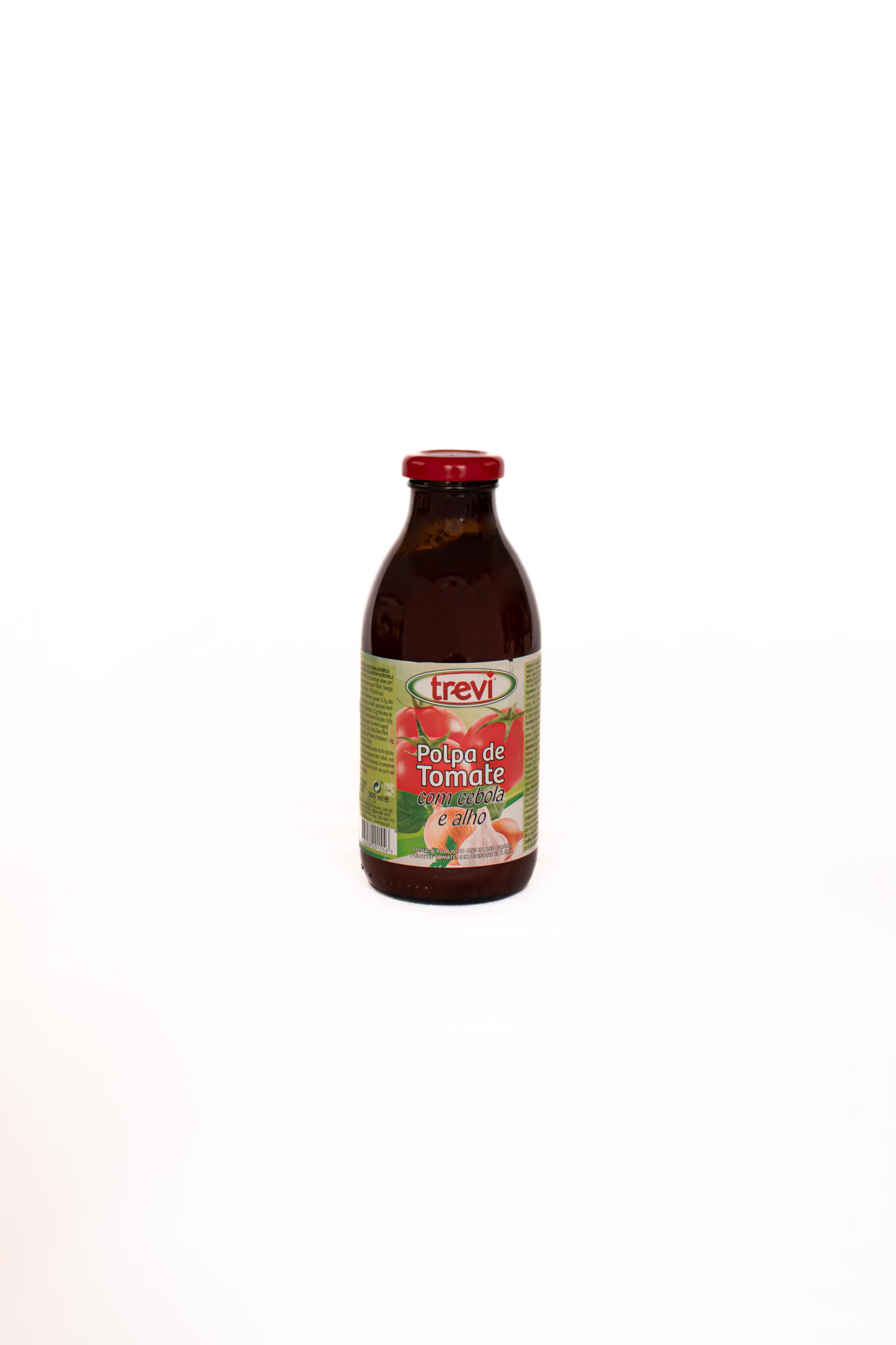 Pulpe de tomate avec oignon et ail Trevi 500ml