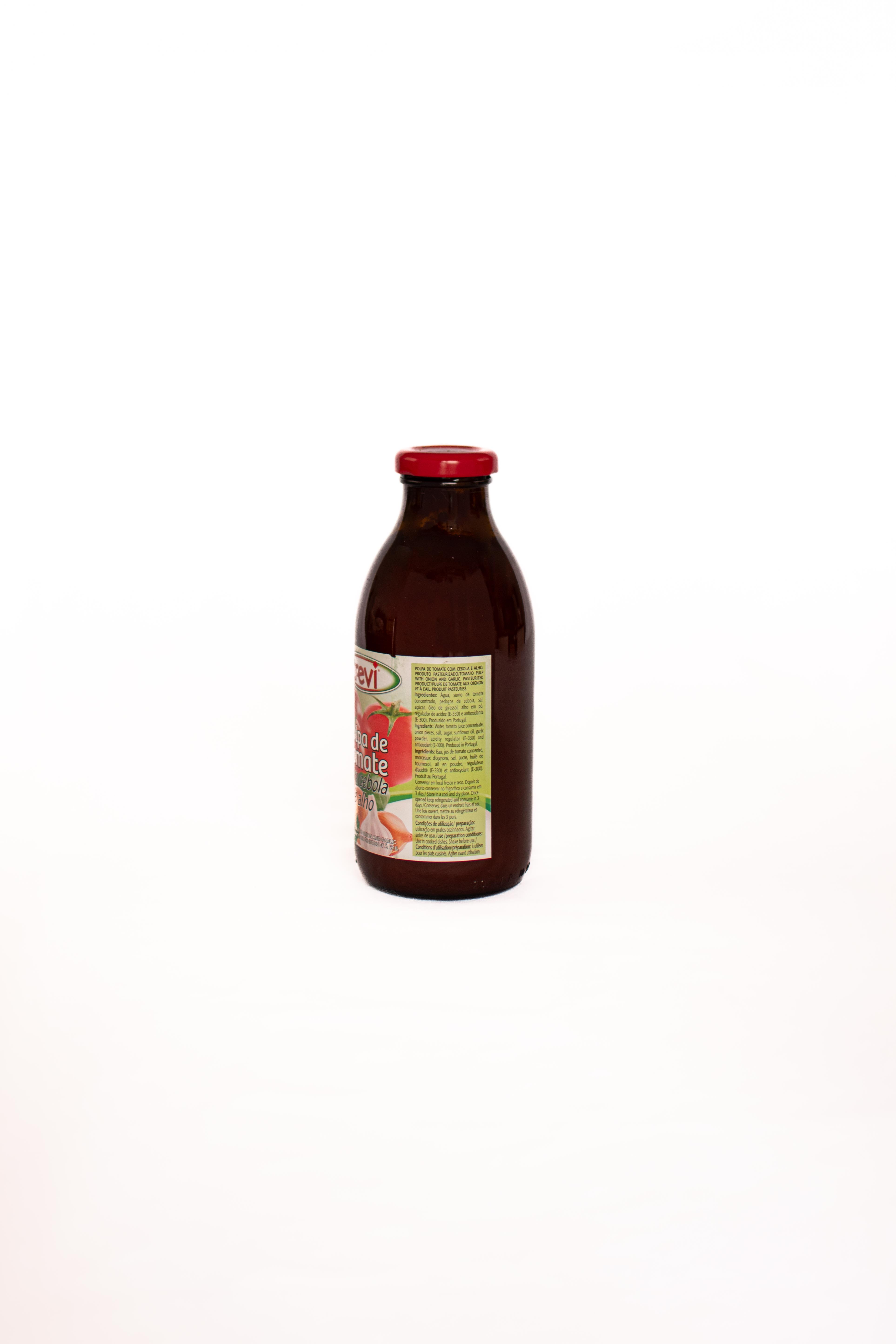Pulpe de tomate avec oignon et ail Trevi 500ml – Image 3