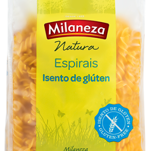 Fusilli "Espirais" sans glúten Milaneza 500g