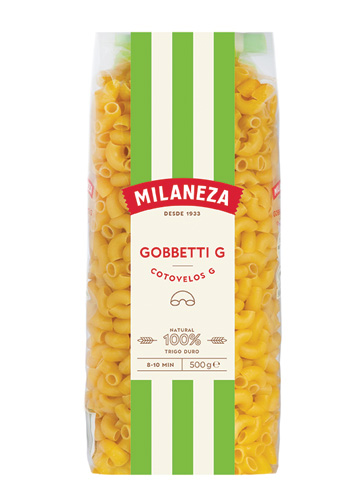 Pâte Gobbetti G "Cotovelos G" Milaneza 500g
