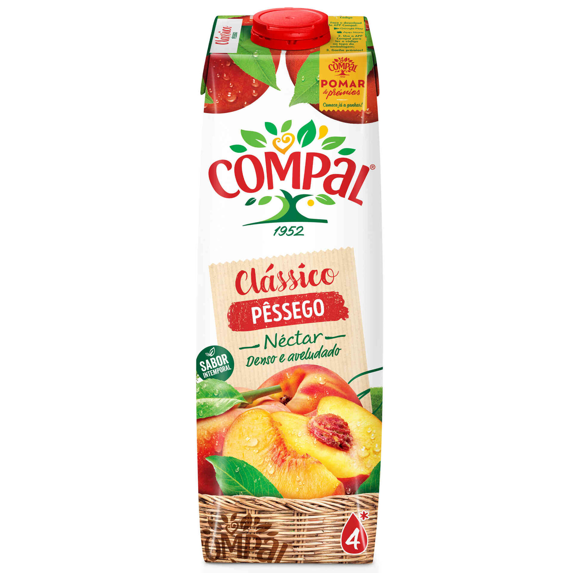Compal Classique Pêche 1L