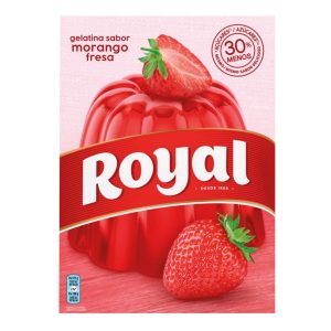 Gélatine de fraise en Poudre Royal 114g