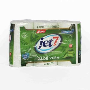 Papier toilette Aloe vera - jet7 feuille triple - 6 rouleaux