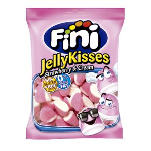 Bisous Fraise Fini Jelly 90gr