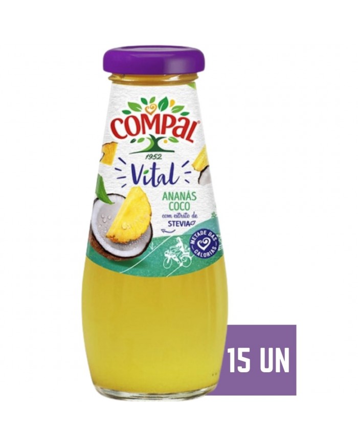 Compal Vital Ananas et Noix de coco 200ml x 15uni