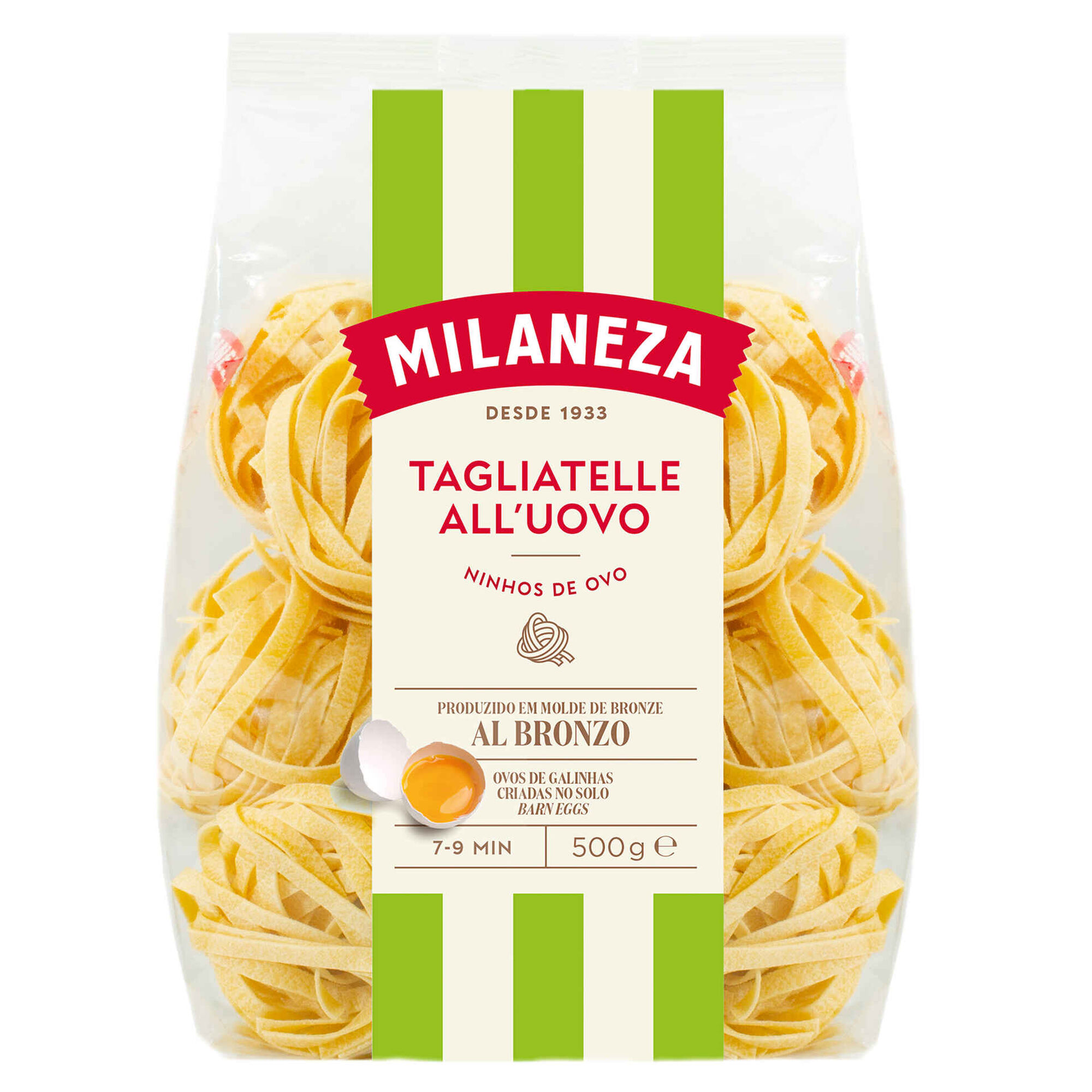 Pâte Tagliatelle All’uovo "Ninhos de ovo" Milaneza 500g
