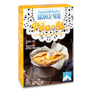 Préparation gateau Pão de Ló Branca de Neve 450g
