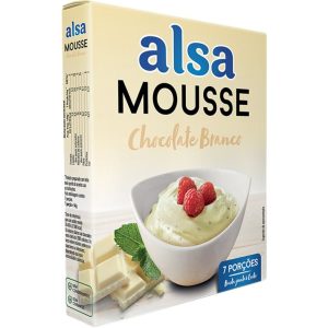 Mousse au Chocolat Blanc Alsa 133g