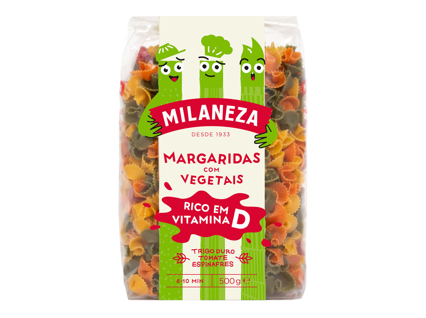 Marguerites avec legumes ‘’Margaridas com vegetais’’ Milaneza 500g