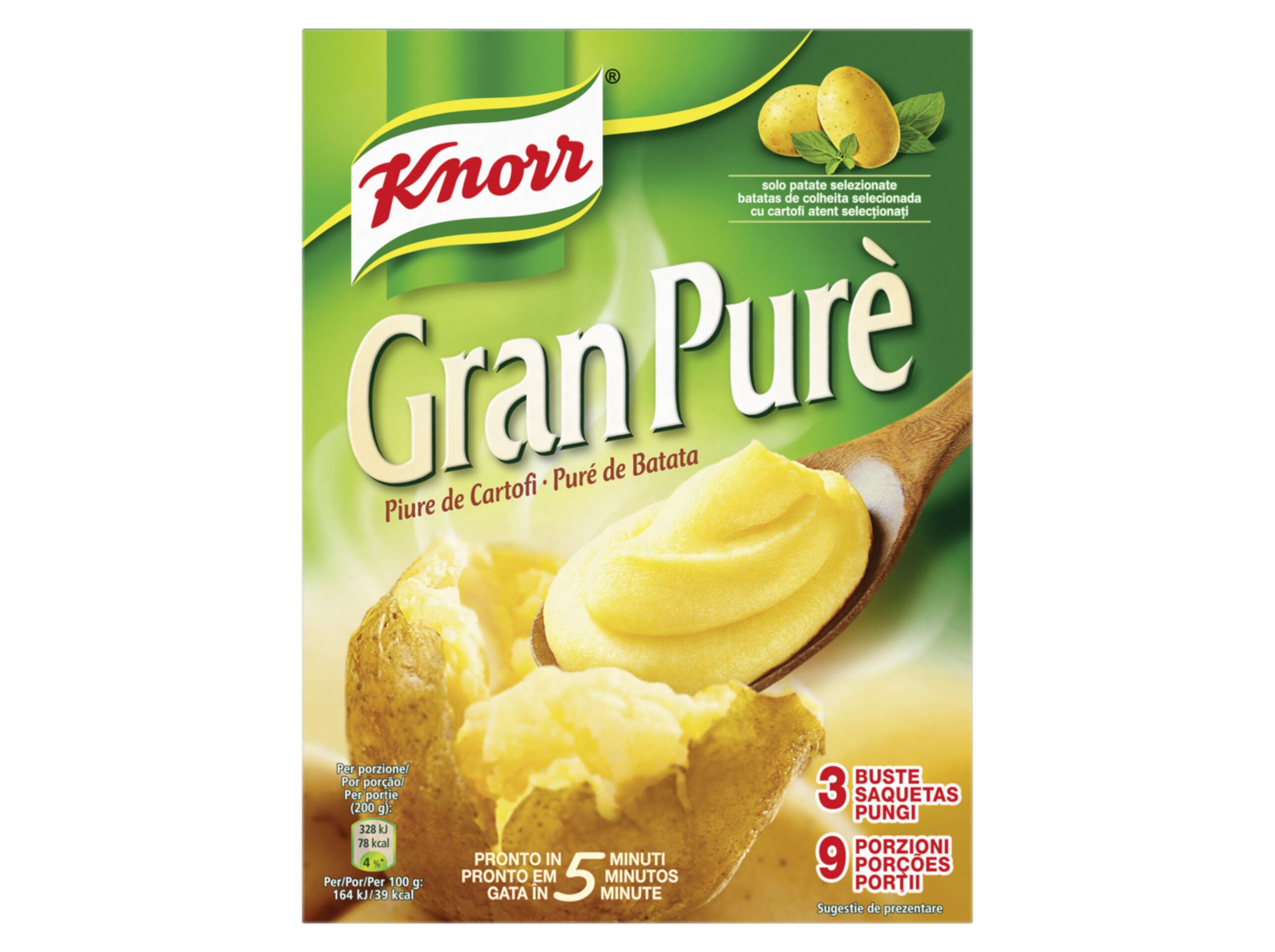 Puré de Pomme de Terre Knorr 225g