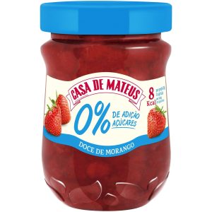 Confiture Fraise 0% Sucre 280g Casa de Mateus