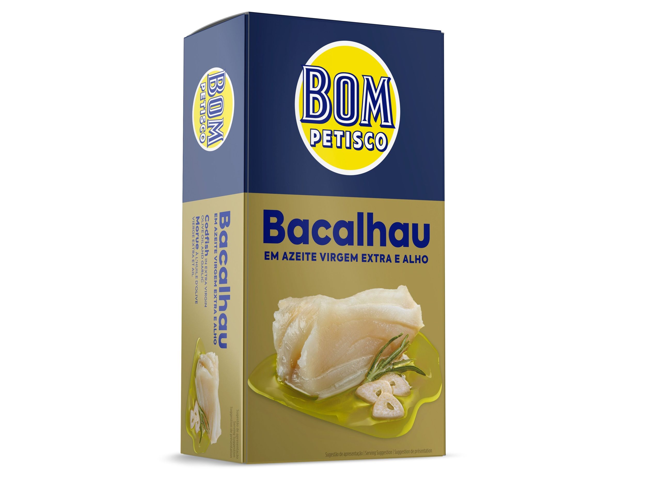 Morue à l'huile d'olive et à l'ail Bom Petisco 120g – Image 2