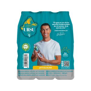 Eau Minérale Ursu 9 alcalina 6 x 0.5l - Cristiano Ronaldo
