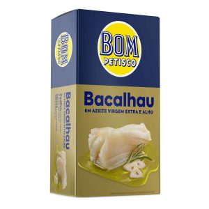Morue à l'huile d'olive et à l'ail  Bom Petisco 120g