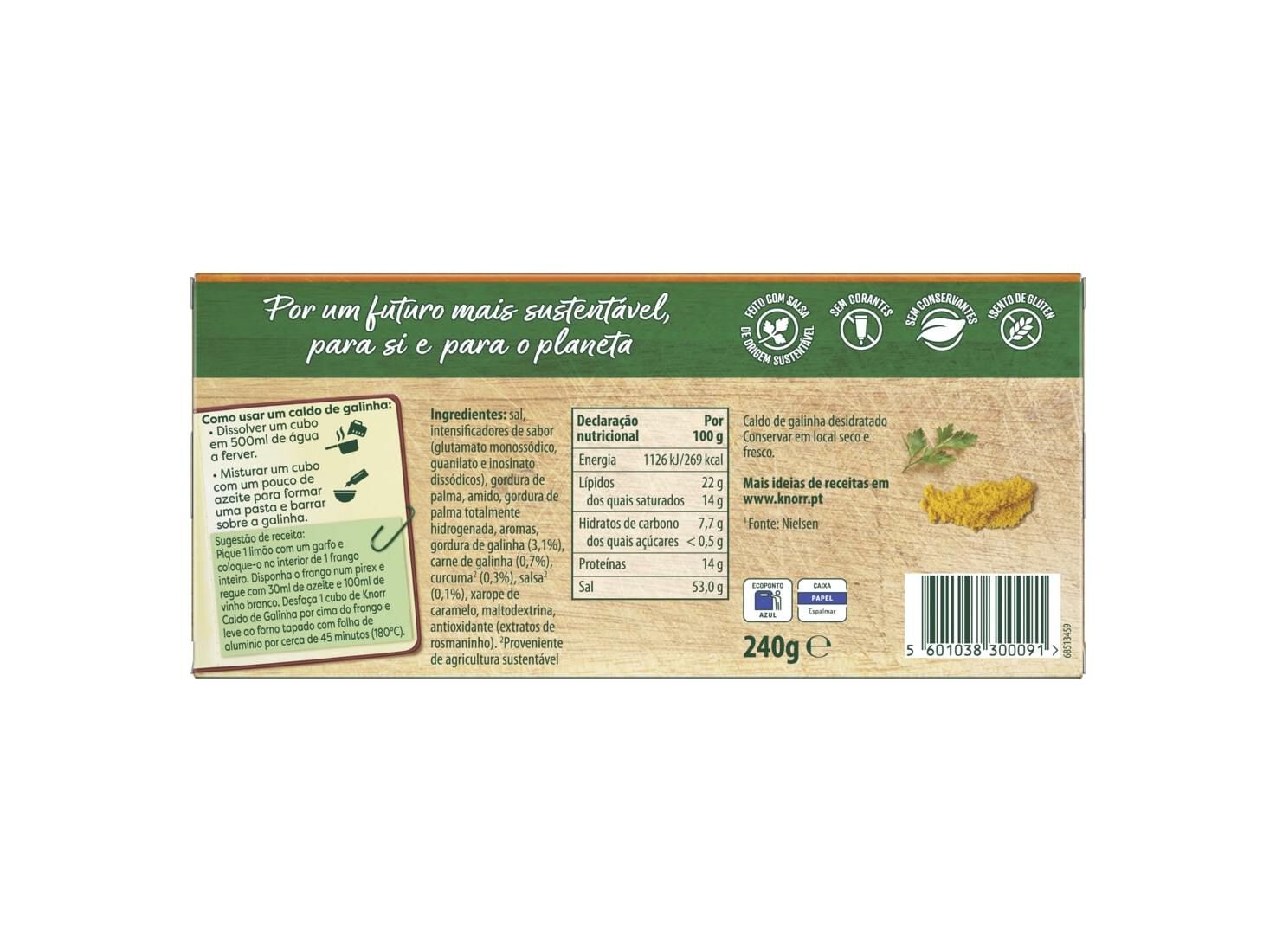 Knorr caldo de galinha - soupe de poulet - 24 cubes – Image 2