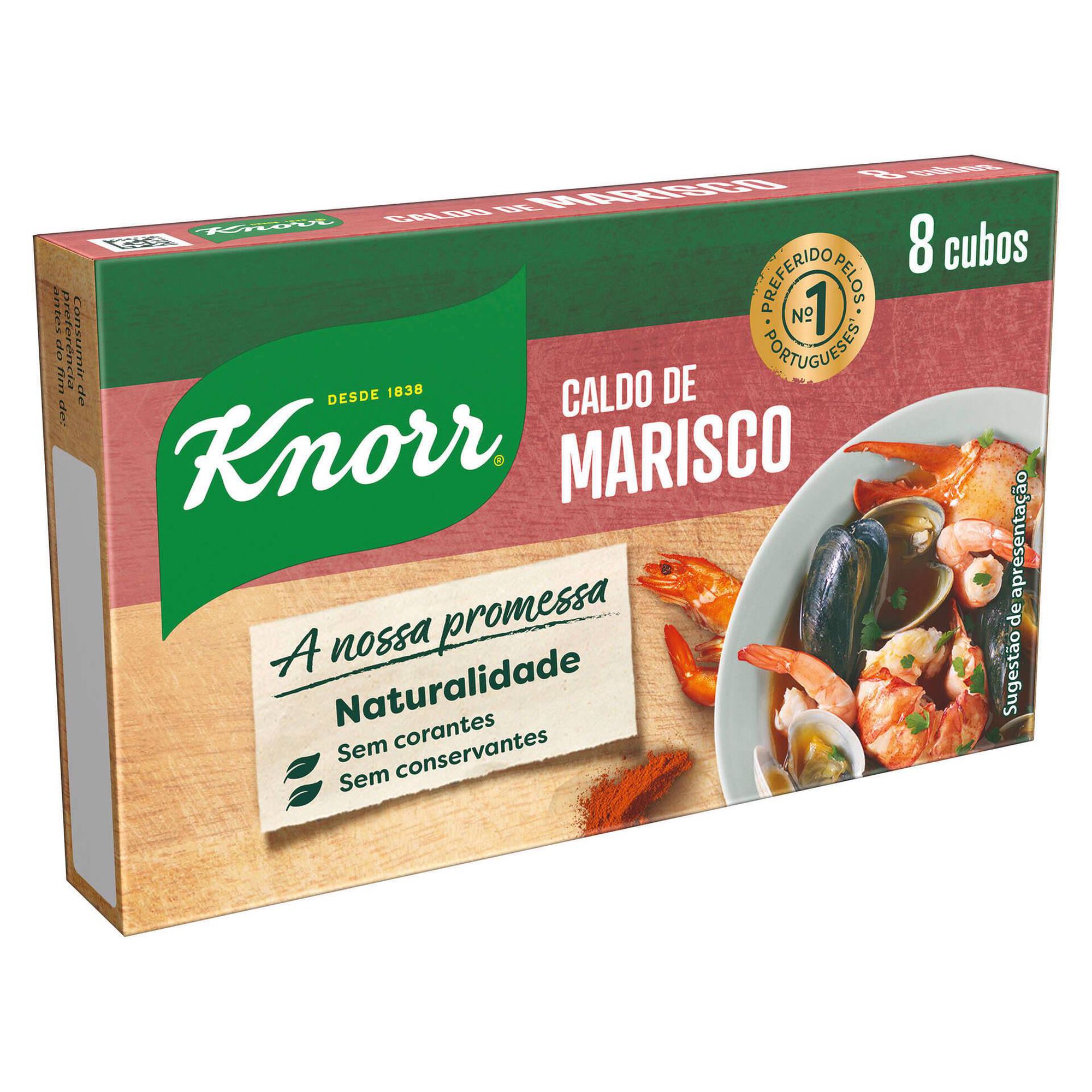 Knorr caldo de marisco - bouillon de fruits de mer - 8 cubes