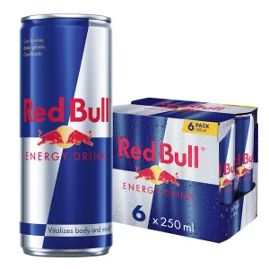 Boisson énergisante gazeuse Red Bull Canette 4x25cl