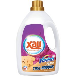 Détergent liquide Xau + Vanish blanchisseur 80D